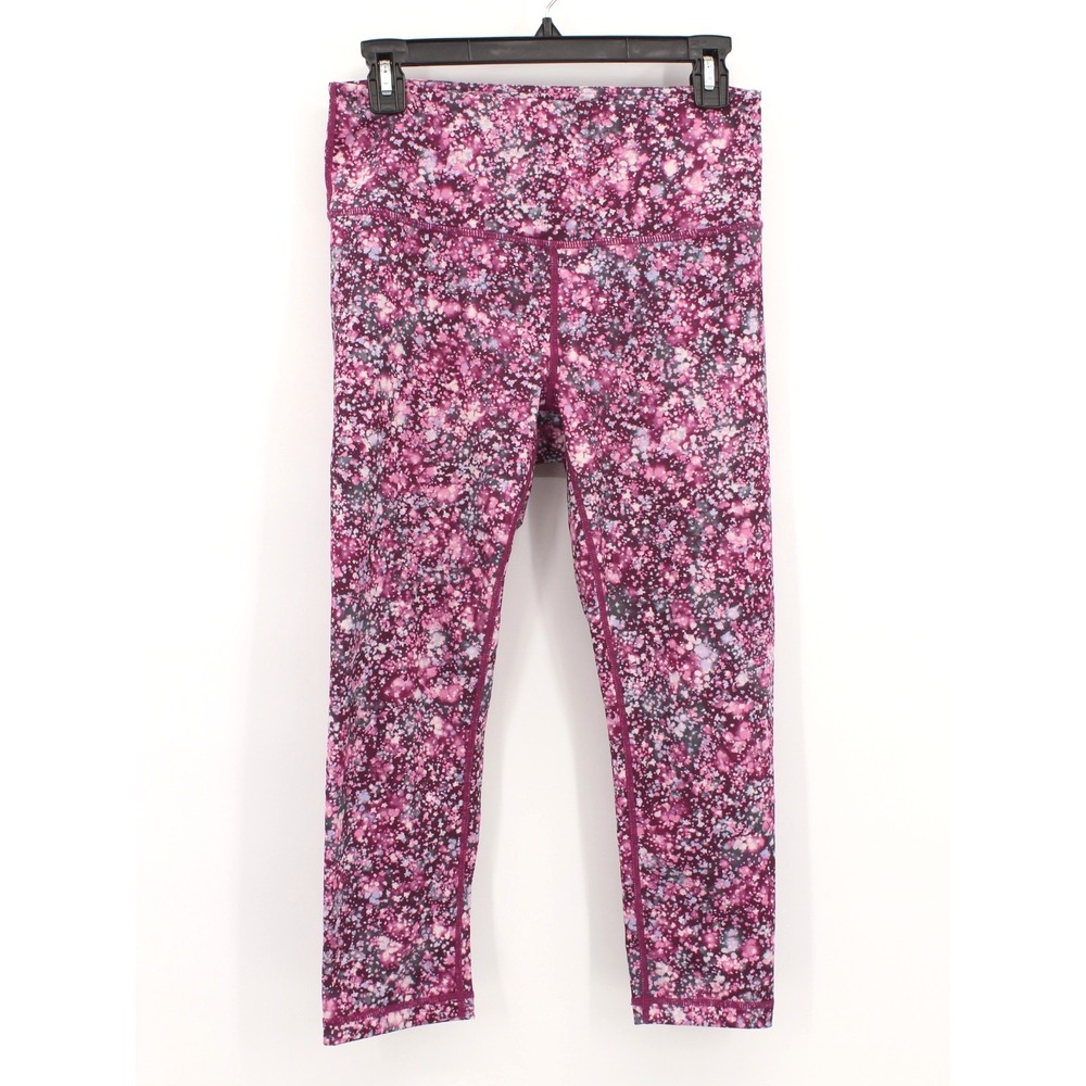 Zella Leggings size M High Waist Studio Lite Crop Multicolor Flecked‎